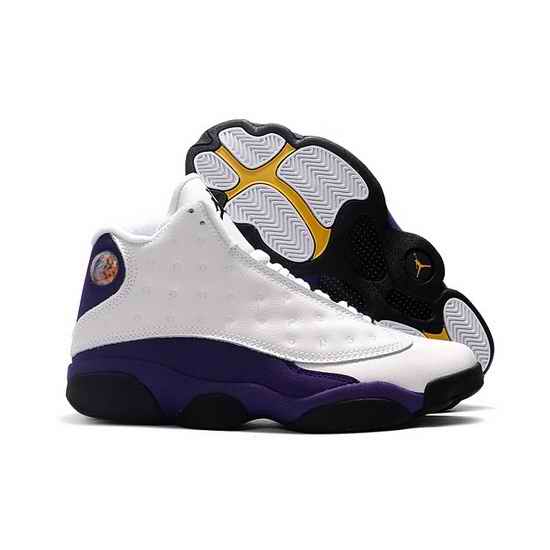 Air Jordan 13 Retro Men Shoes White Purple